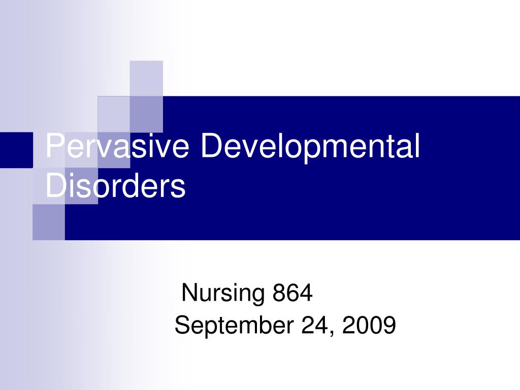 pervasive developmental disorder in adults